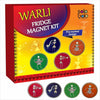 Solobolo Warli Art Painting Kit | Decorative Fridge Magnets for Kitchen | 4 Pre Marked Diy Painting Kit Fridge Magnets
