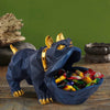 Zart Bulldog Design Storage Holder Showpiece for Home Decorative Item BullDog Black