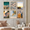 Kotart Travel Theme Digital Painting Travel Inspired Wall Art Prints C