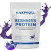 Nakpro Beginners Whey Protein Concentrate Blueberry Flavore - 1000 gms