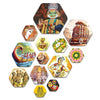 Artvibes Designer Wooden Wall Hanging Decoration for Home | Pack of 13 Pieces