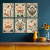 Kotart Traditional Indian Wall Art Nature Poster for Living Room Framed Art 4
