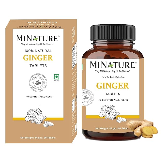 Mi Nature Ginger Tablets - 90 Tablets - DesiPick