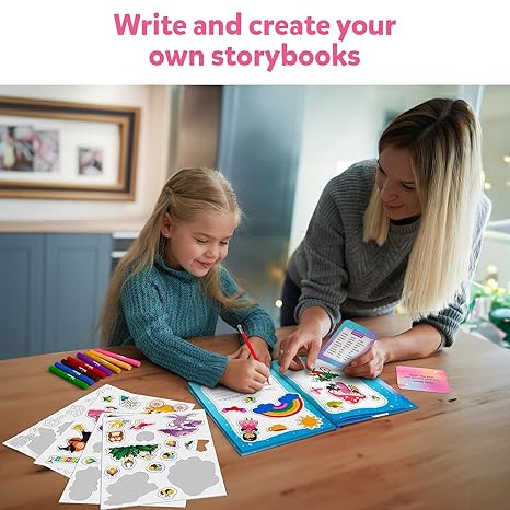 Skillmatics Unicorn & Princesses Art Kit Write & Create Storybooks Creative Activity