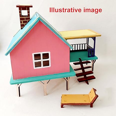 StonKraft Wooden 3D Puzzle Home Decor Construction Toy Modeling Kit School Project