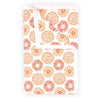 Divine Casa Floret 100% Cotton Double Dohar 120 GSM Soft & Lightweight Throw Blanket Colour Red Orange