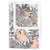 Divine Casa 100% Cotton Reversible Double Bed Dohar Soft & Lightweight AC Blanket Colour Floristry Slate & Coral