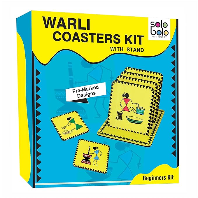 Solobolo Warli Art Painting Kit With Art and Craft Materials | Craft Kit for Girls 12-15