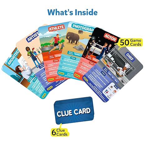 Skillmatics Card Game Guess in 10 Inspiring Professions Perfect for Boys Girls Kids