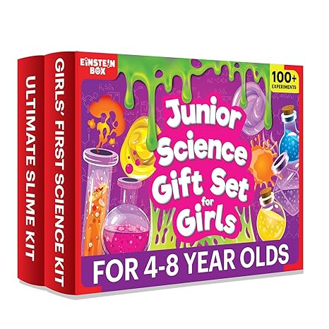 Einstein Box Junior Science Gift Set for Girls Birthday Gift 2-in-1 Se ...
