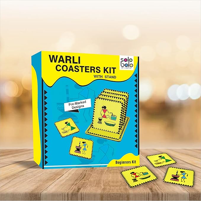 Solobolo Warli Art Painting Kit With Art and Craft Materials | Craft Kit for Girls 12-15