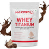 Nakpro Titanium Tri Blend Whey Protein Chocolate Cream Flavour - 1000 gms