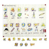 Skillofun Tamil Letters Wooden Board with Pictures Tamil Learning Kids Activity Toys