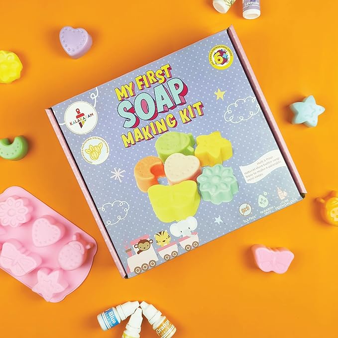 Kalakaram Diy My First Soap Making Kit | Craft 6 Making Activity for Kids | Diy Kit for Kids | Diy Science Kit
