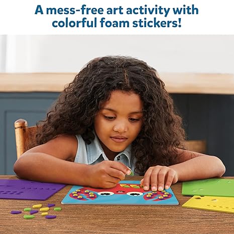 Skillmatics Art Activity Fun with Foam Underwater Animals No Mess Sticker Art for Kids Craft Kits Diy Activity