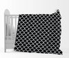 Divine Casa 120 GSM Microfiber Single Kids Dohar Soft & Lightweight Throw Blanket Moroccan Pattern Colour Caviar