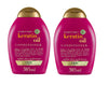 OGX Strength & Length Keratin Oil Conditioner - 385 ml (Pack of 2)