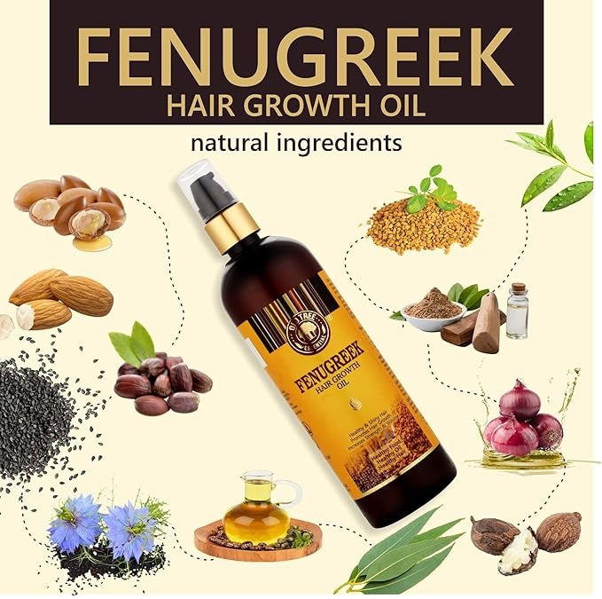 Old Tree Fenugreek Oil for Hair Growth - 200 ml