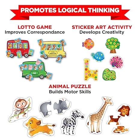 Einstein Box for Boys Girls Board Books and Fun Games Learning and Educational Toys