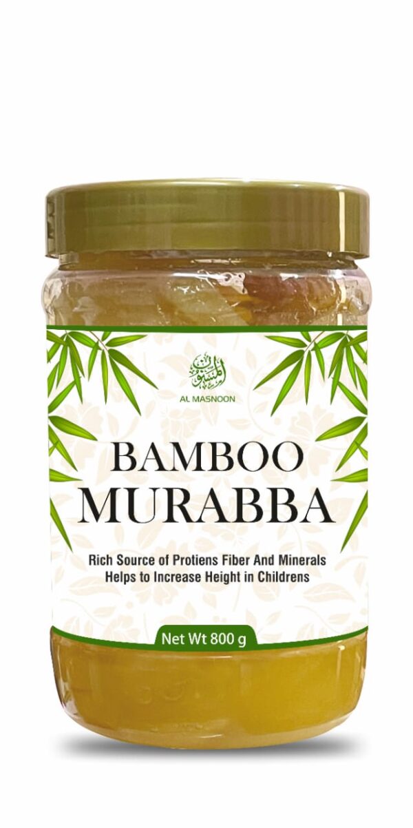 Al Masnoon Organic Bamboo (bans) Murabba - 800 gms - DesiPick