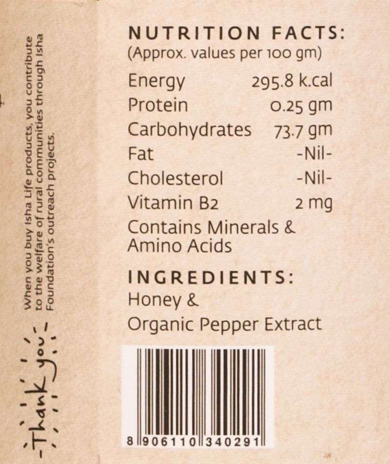Isha Life Honey with Pepper - 250 gms
