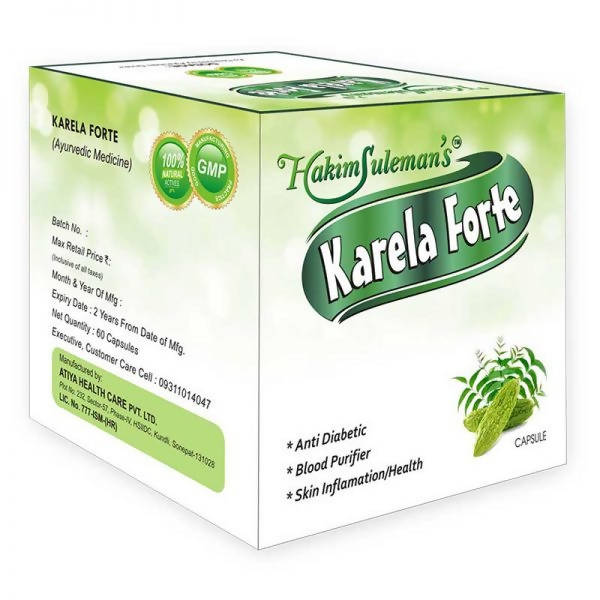 Hakim Suleman's Karela Forte Capsules - 60 Capsules