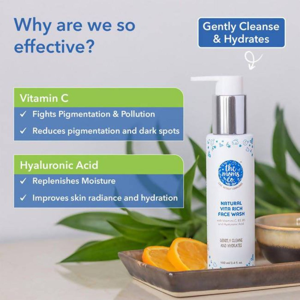 The Moms Co Natural Vita Rich Face Wash