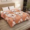 Story@Home Comforter Double Bed/Blanket Double Size Blanket White & Brown Colour
