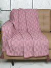 Saral Home Soft Meri Sofa Throw Colour Rust