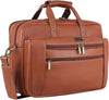 Leather Briefcase for Men I Computer Bag Laptop Bag I Business Travel Messenger Bag For Men l Large 16 Inch | Tan