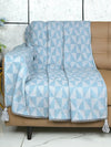 Saral Home Easy Living Soft Microfiber 1 Seater Sofa Cover Throw Colour Grey