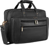 Leather Briefcase for Men I Computer Bag Laptop Bag I Business Travel Messenger Bag For Men l Large 16 Inch | Black