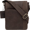 Leather Sling Messenger Bag for Men I Multipurpose Crossbody Bag I Travel Bag with Adjustable Strap