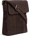 Leather 11 inch Sling Messenger Bag for Men I Multipurpose Crossbody Bag I Travel Bag with Adjustable Strap | Hunter