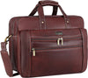Leather 15.5 inch Laptop Messenger Bag for Men | Brown
