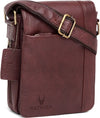 Leather 8.5 inch Sling Messenger Bag for Men I Multipurpose Crossbody Bag I Travel Bag with Adjustable Strap | Brown