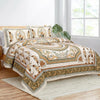 Kuber Industries Double Bedsheet with 2 Pillow Covers 160 TC Premium Cotton Yellow