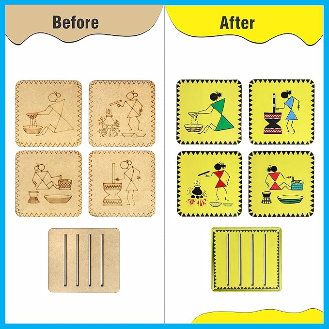 Solobolo Warli Art Painting Kit With Art and Craft Materials | Craft Kit for Girls 12-15