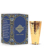 Indian Art Villa Brass Lassi Glass With Hammered Design Height-6.5