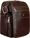 Leather Leatherette Tan Sling Bags Men Messenger Bags Cross Body Bags Girl | Brown