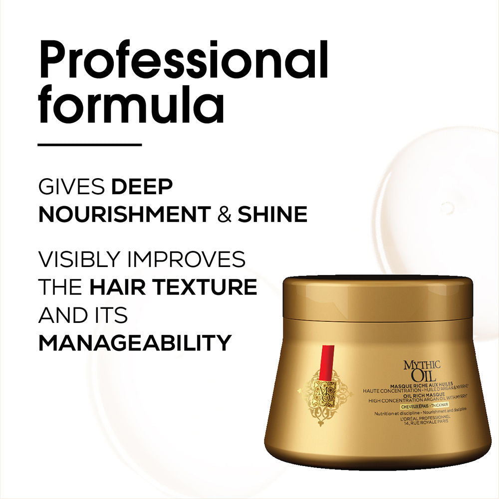 L'Oreal Professionnel Mythic Oil Argan Oil Rich Hair Masque - 200 ml