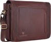 Leather Messenger Bag for Men/Office Bag for Men | Fits Upto 15.6 Inch Laptop/MacBook | Laptop Bag/Leather Bag for Men | Bombay Brown Ndm
