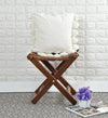 Homadorn Luxury Cotton Handmade Decorative Boho Throw Pillow Covers Colour White