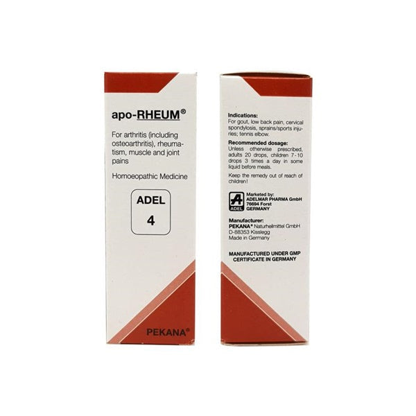 ADEL Homeopathy 4 Apo-Rheum Drop - 20ml