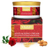 Vaadiherbals Anti Ageing Cream with extracts of Almonds, Wheatgerm and Rose - 150 gms