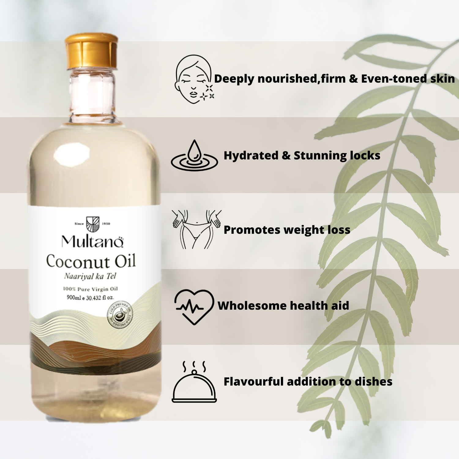 Multano Cold Pressed Virgin Coconut Oil