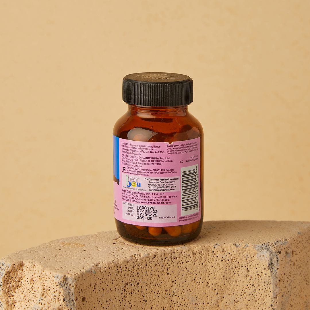 Organic India Ashwagandha Capsules - DesiPick