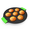 Esspy 7 Pit Pre-Seasoned Cast Iron Paniyaram Pan With Silicon Handle