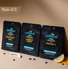 mCaffeine Coffee Sheet Masks  - Pack of 3 | Vitamin C | Hyaluronic Acid | Coconut Water