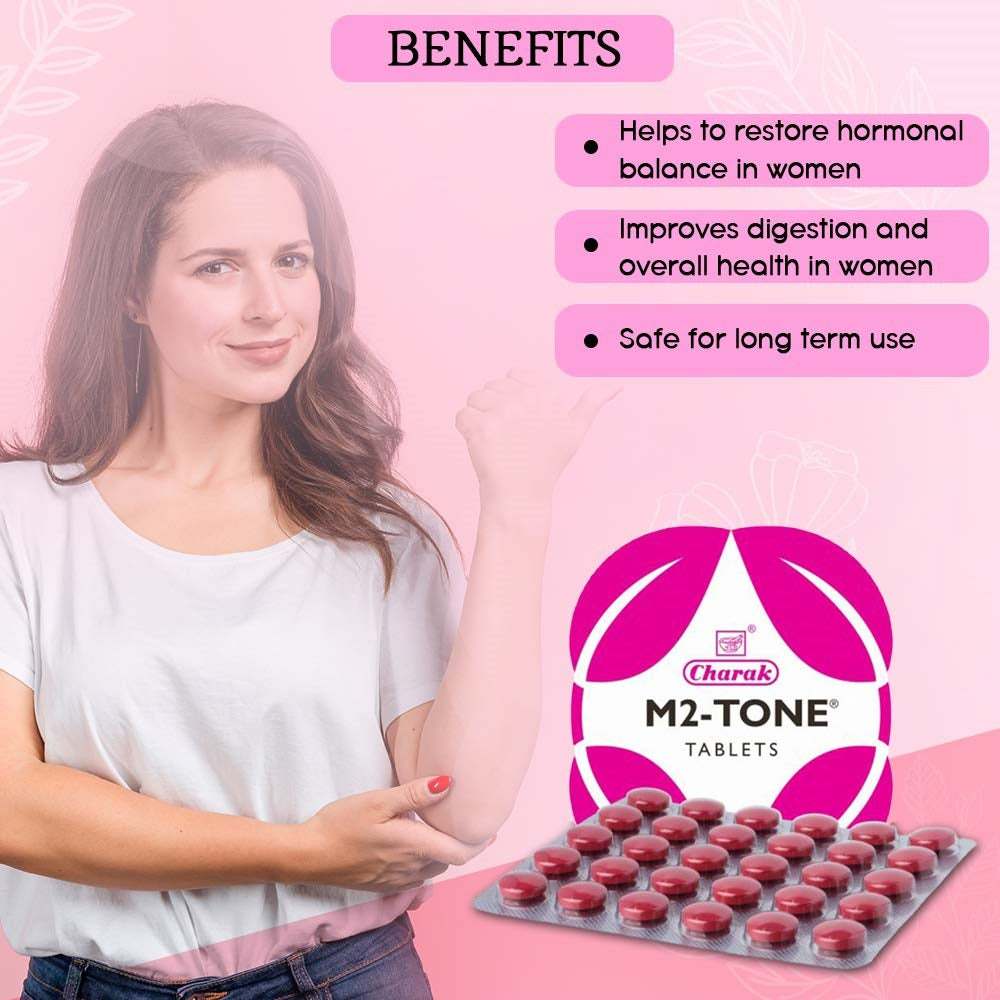 Charak Pharma M2 Tone Tablet - DesiPick